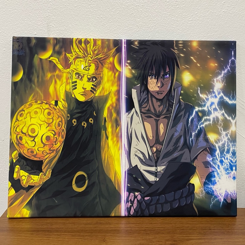 Naruto & Sasuke Art Canvas/Picture Frame